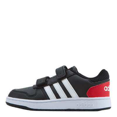 Hoops 2.0 Shoes Core Black / Cloud White / Vivid Red