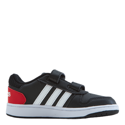 Hoops 2.0 Shoes Core Black / Cloud White / Vivid Red