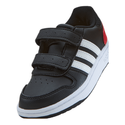 Hoops 2.0 Shoes Core Black / Cloud White / Vivid Red