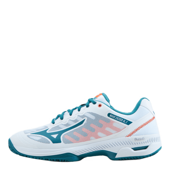 Wave Exceed Sl 2 Cc White / Harbor Blue / Firecrac
