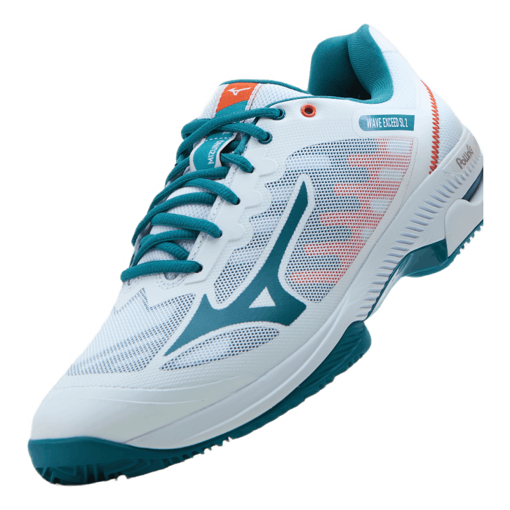 Wave Exceed Sl 2 Cc White / Harbor Blue / Firecrac