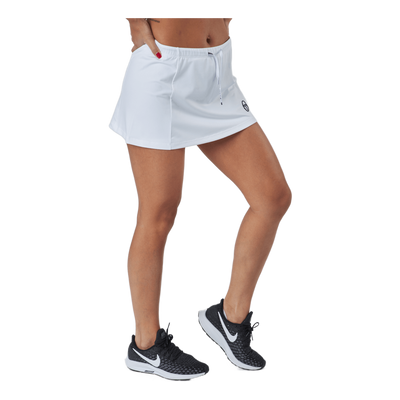 Eva Skort White/navy