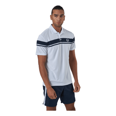 Young Line Pro Polo White/navy