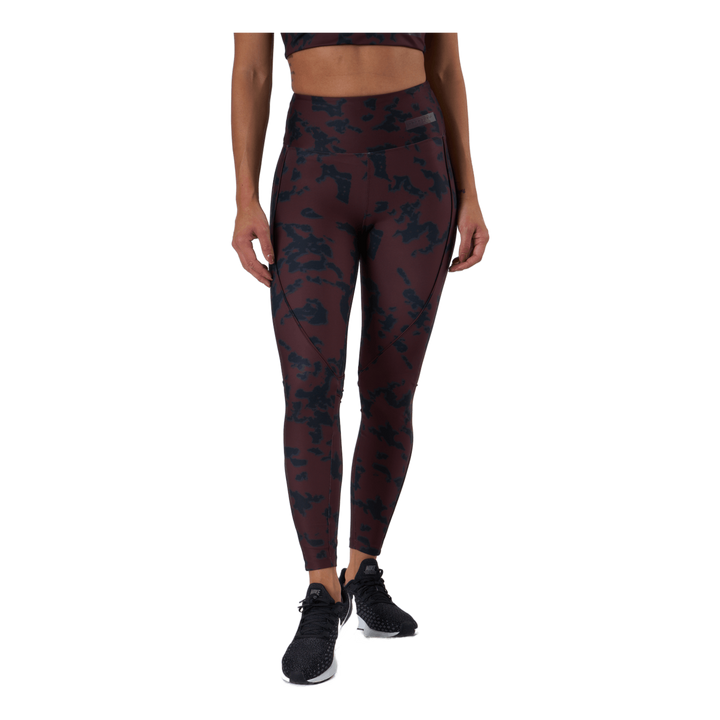 Printed Piping Tights Black Miniature Myth