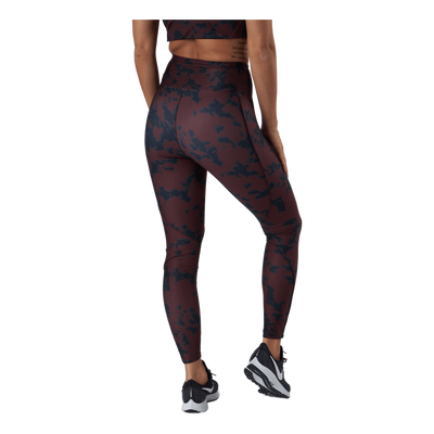 Printed Piping Tights Black Miniature Myth