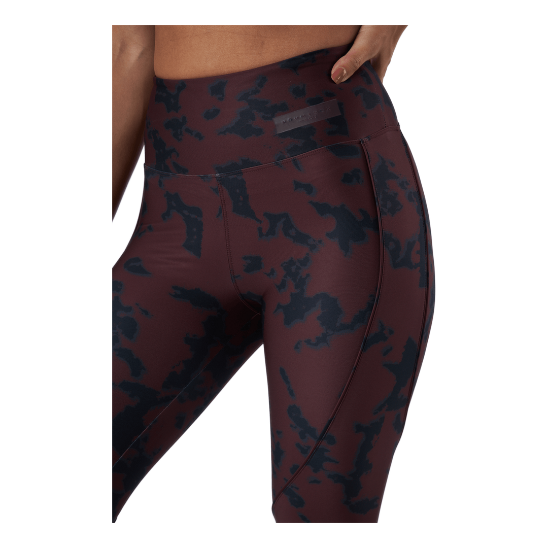 Printed Piping Tights Black Miniature Myth