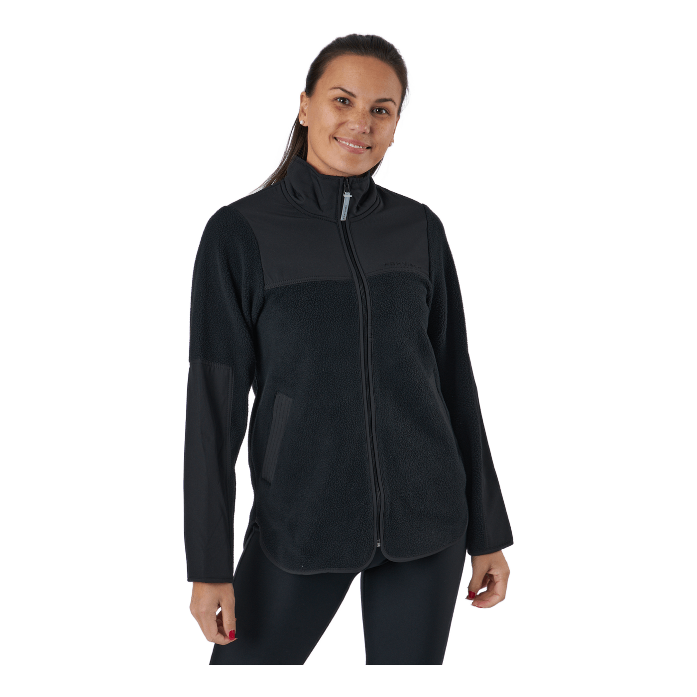 Phoebe Pile Jacket Black