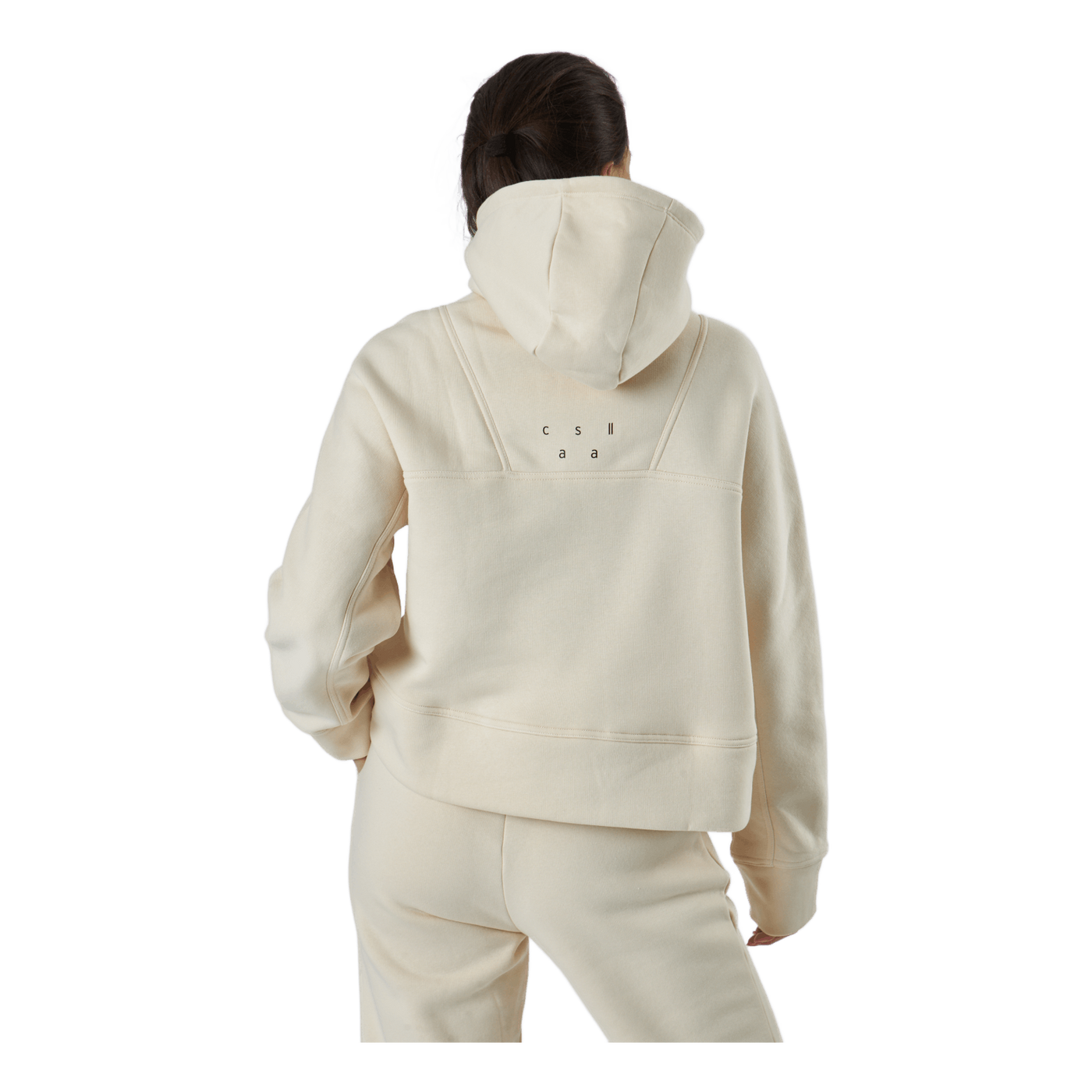 Oversized Zip Hood Light Sand