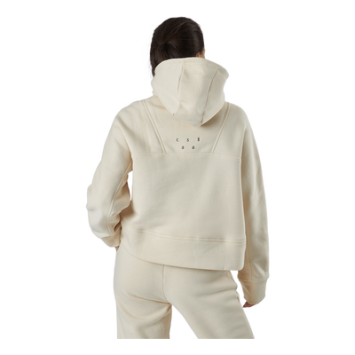 Oversized Zip Hood Light Sand