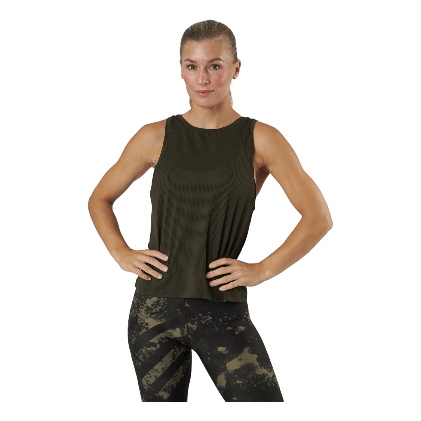 Iconic Loose Tank Forest Green