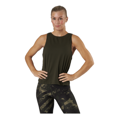 Iconic Loose Tank Forest Green
