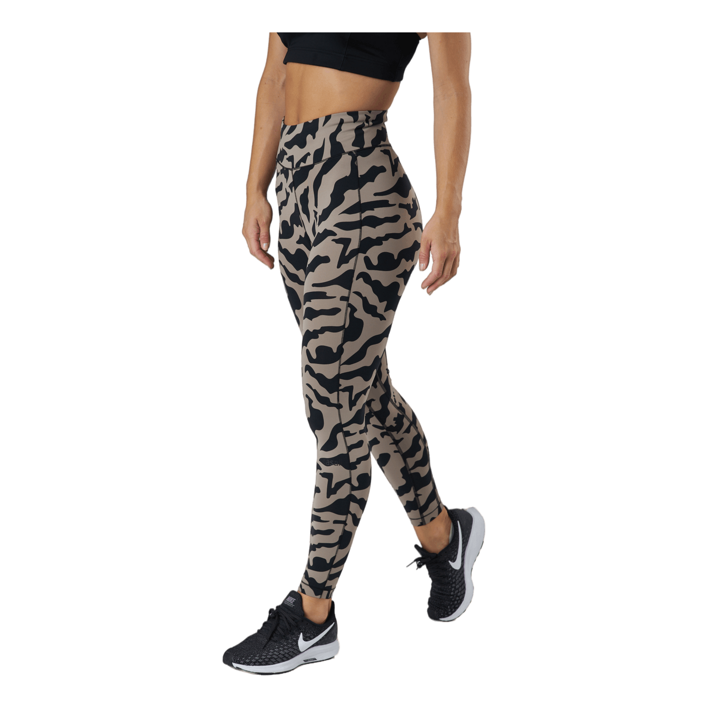 Iconic Printed 7/8 Tights Escape Grey