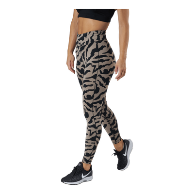 Iconic Printed 7/8 Tights Escape Grey