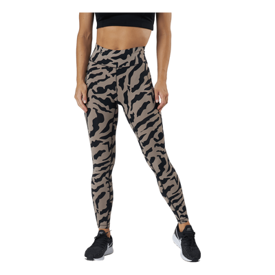 Iconic Printed 7/8 Tights Escape Grey