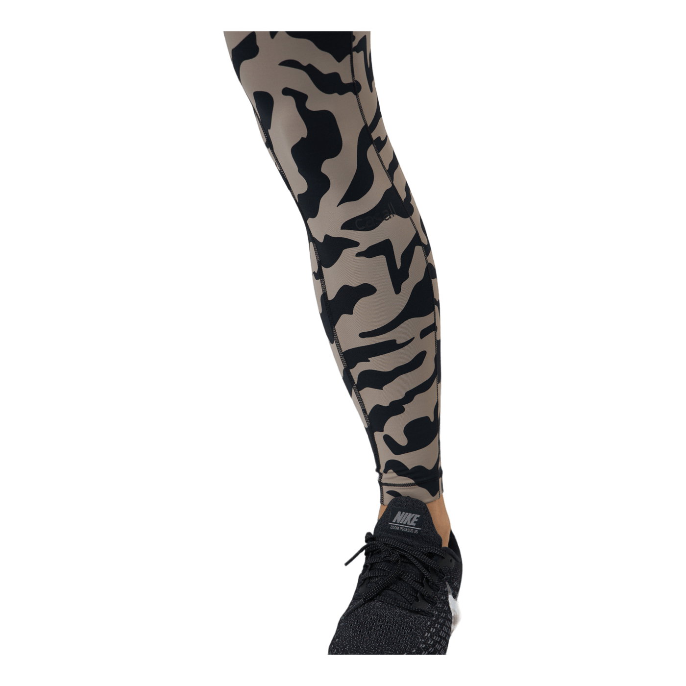 Iconic Printed 7/8 Tights Escape Grey