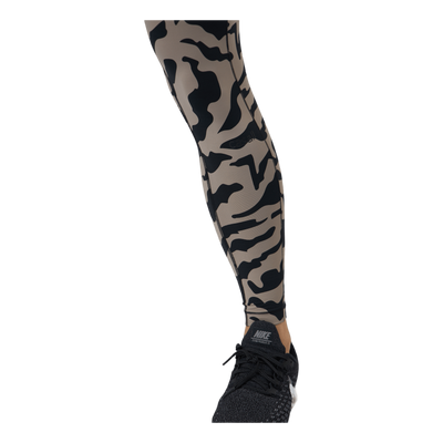 Iconic Printed 7/8 Tights Escape Grey