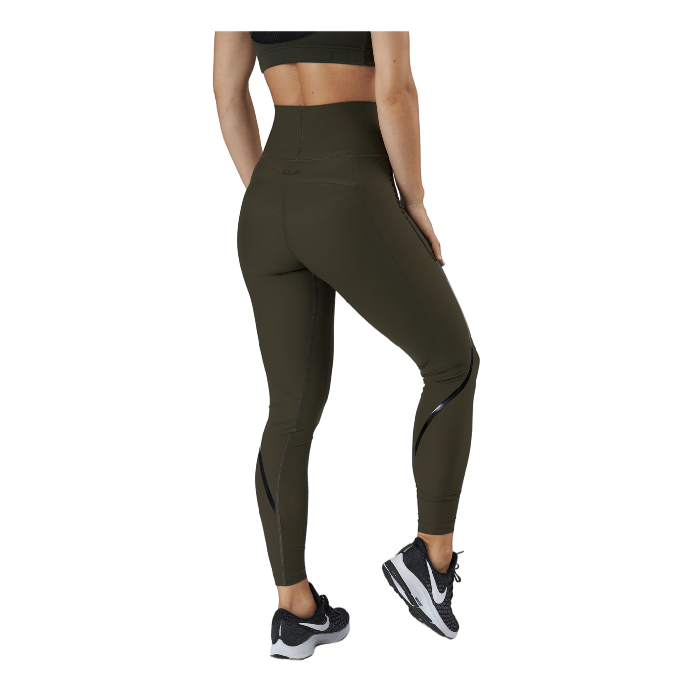 Sculpture High Waist Tights Forest Green