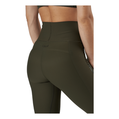 Sculpture High Waist Tights Forest Green