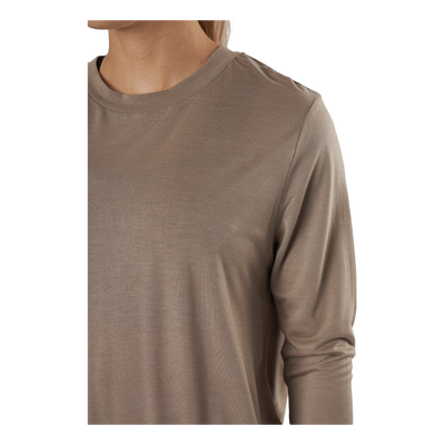 Ease Crew Neck Taupe Grey