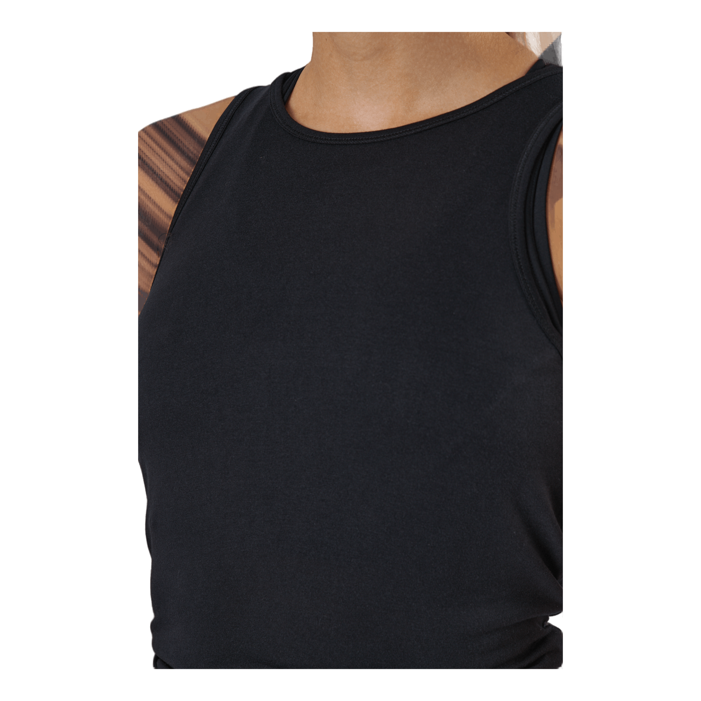 Tie Back Tank Black