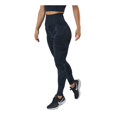 Botanical Seamless Tights Botanical Blue