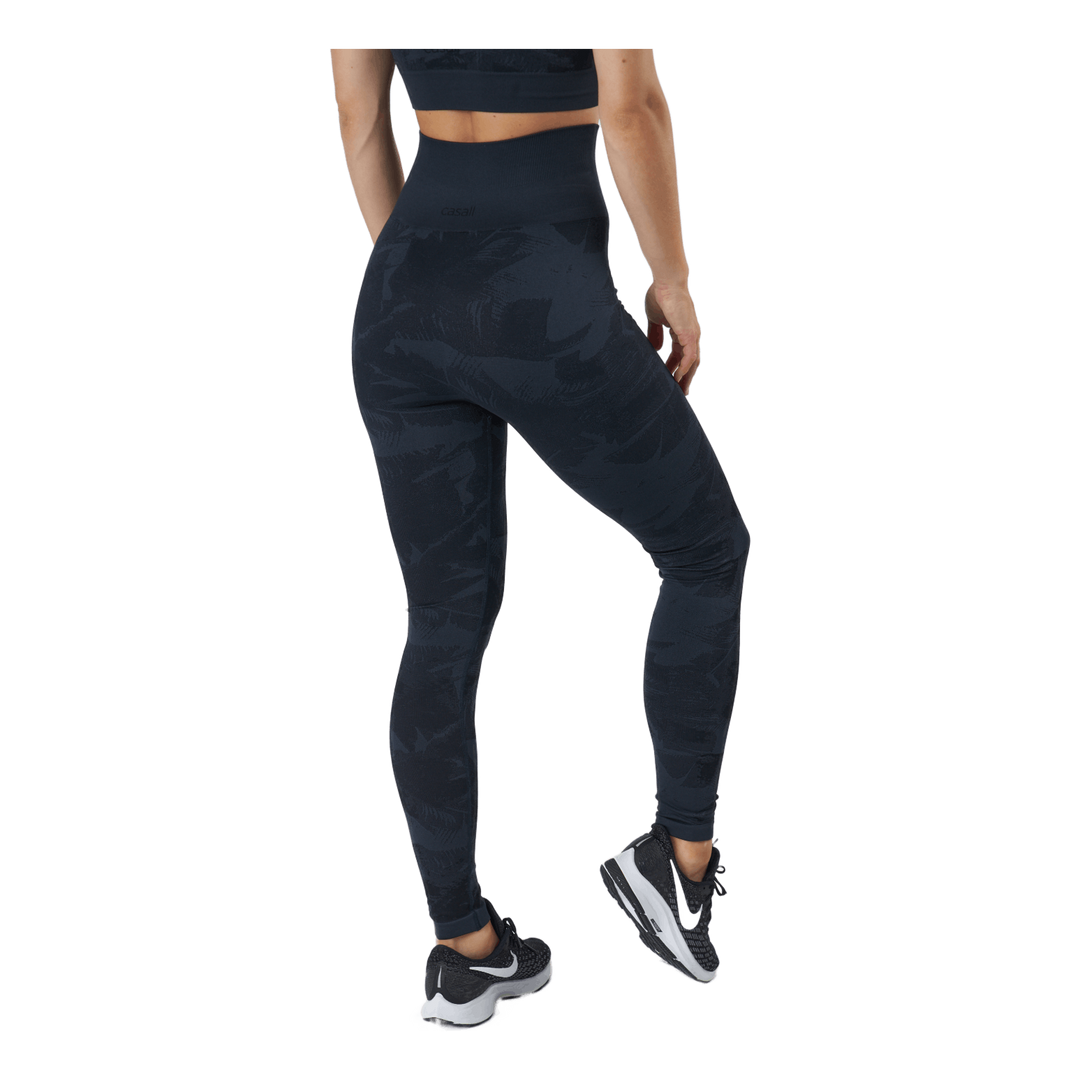 Botanical Seamless Tights Botanical Blue