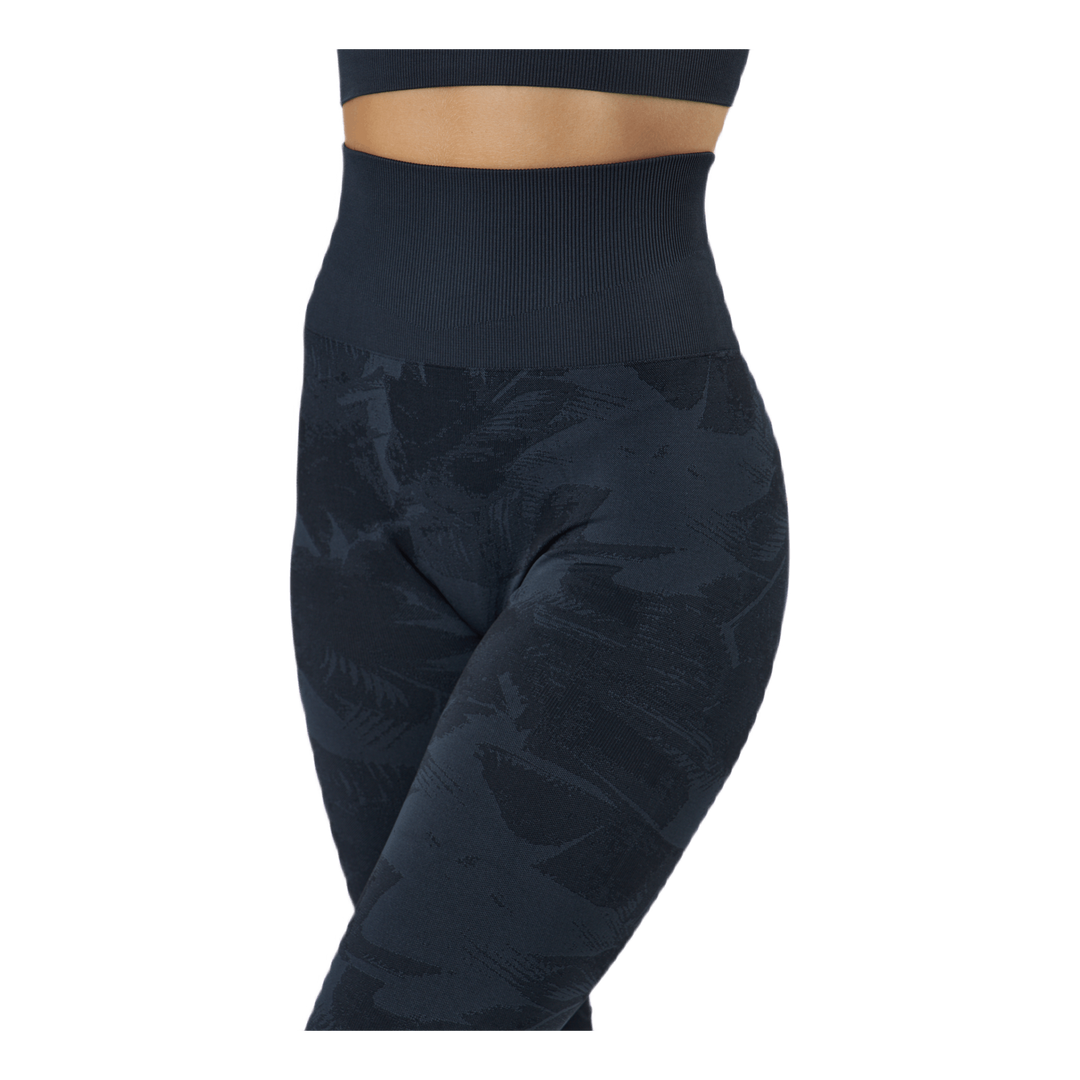 Botanical Seamless Tights Botanical Blue