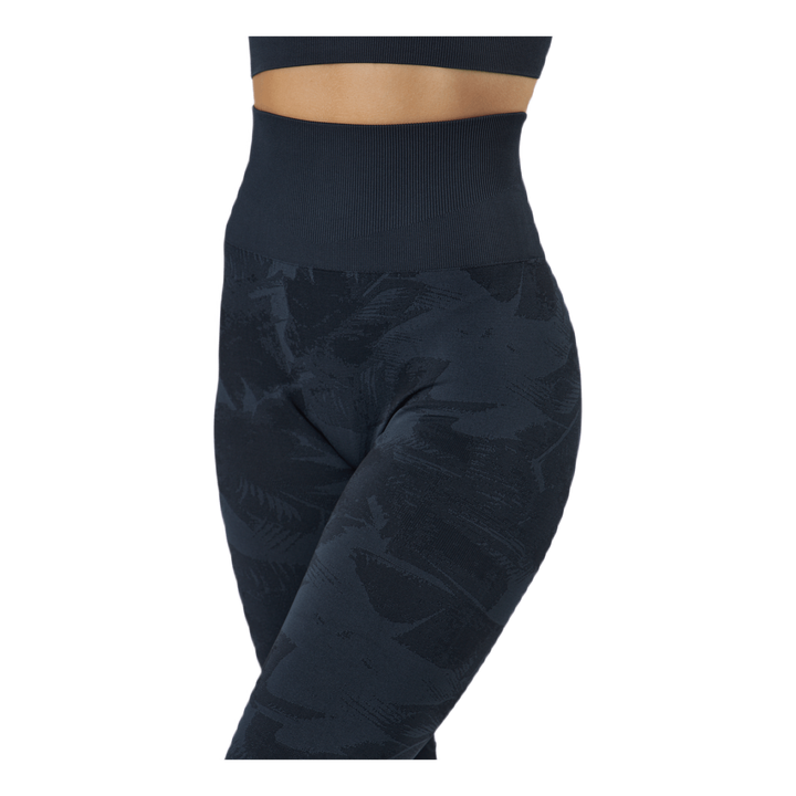Botanical Seamless Tights Botanical Blue