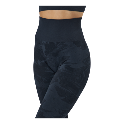 Botanical Seamless Tights Botanical Blue