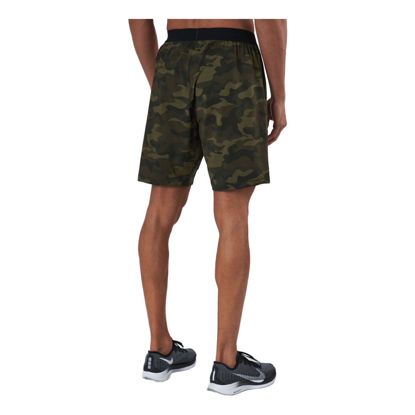 M Printed Elastic Shorts Action Green