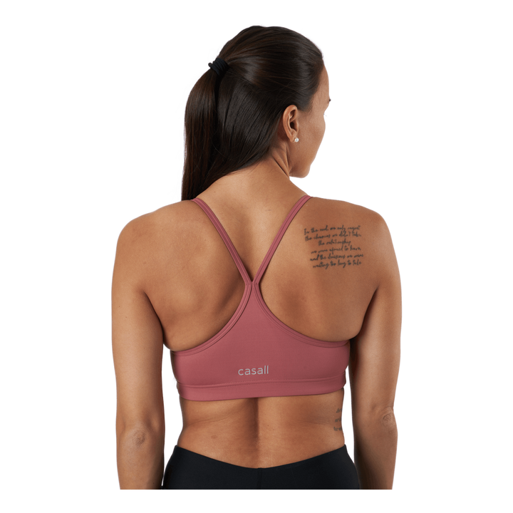 Strappy Sports Bra Calming Red