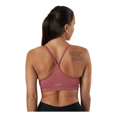 Strappy Sports Bra Calming Red