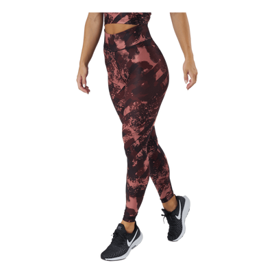 Printed Sport Tights Boost Red