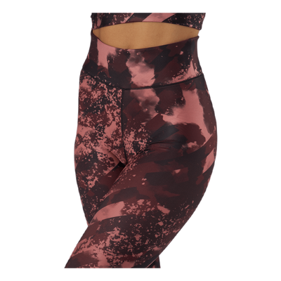 Printed Sport Tights Boost Red
