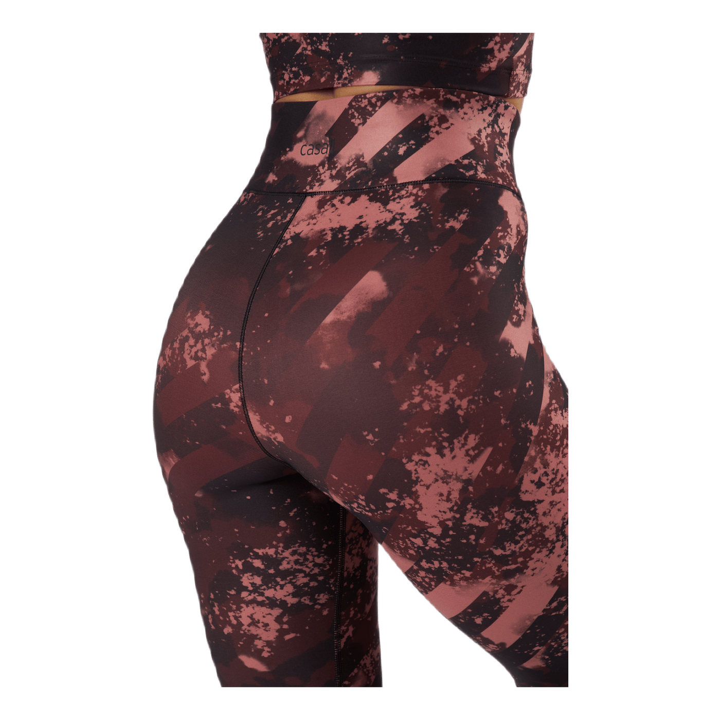 Printed Sport Tights Boost Red