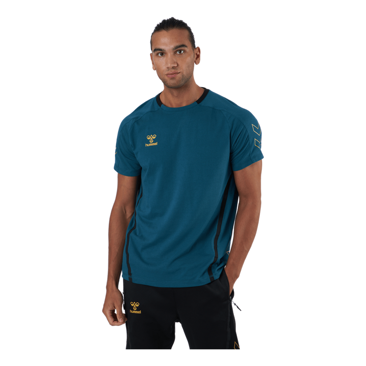 Hmlcima Xk T-shirt S/s Blue Coral