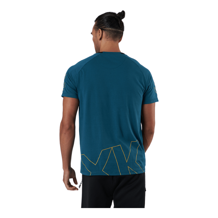 Hmlcima Xk T-shirt S/s Blue Coral