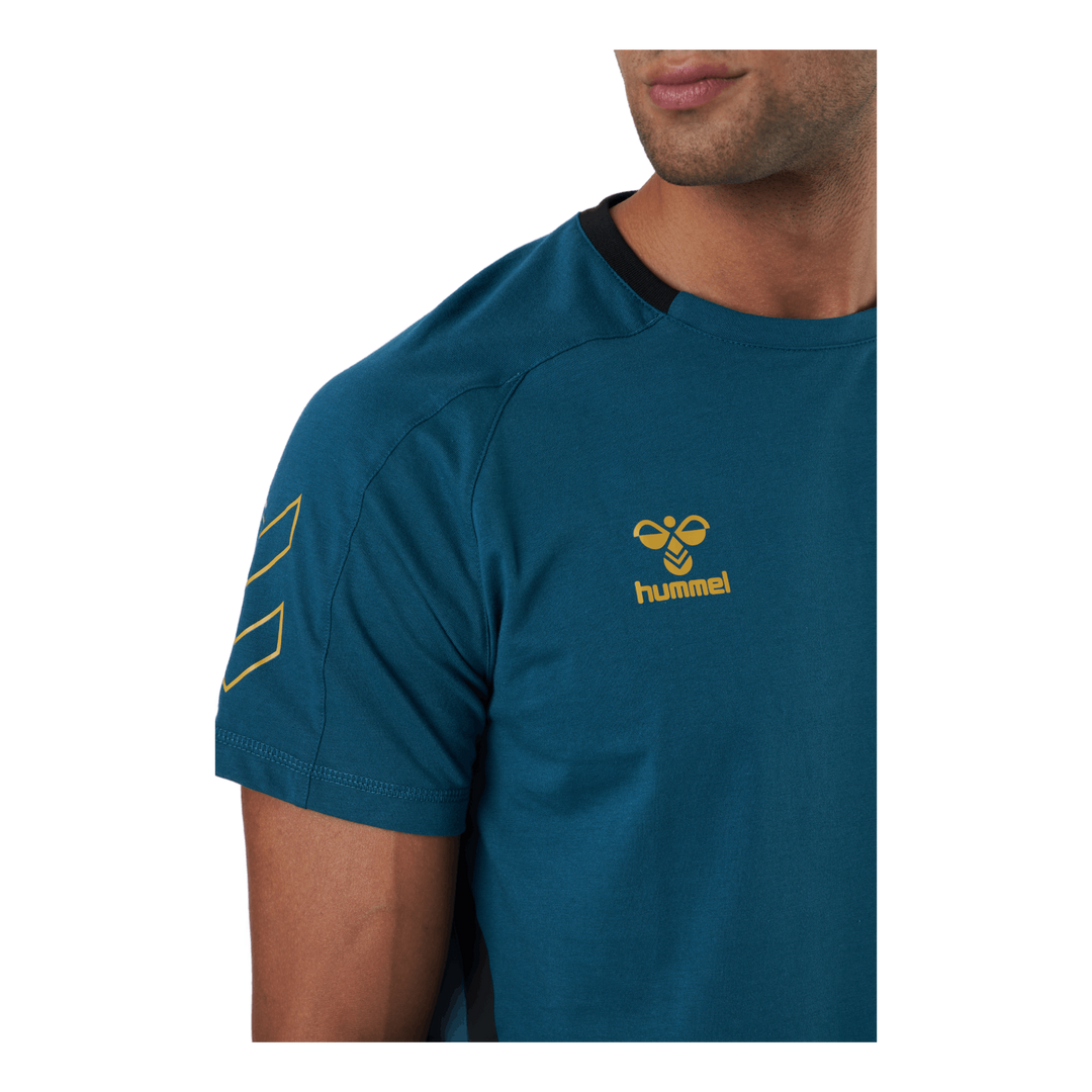 Hmlcima Xk T-shirt S/s Blue Coral