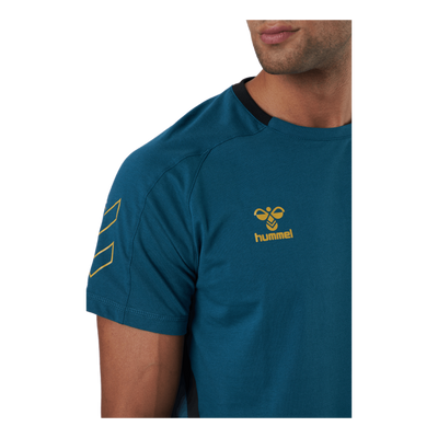 Hmlcima Xk T-shirt S/s Blue Coral