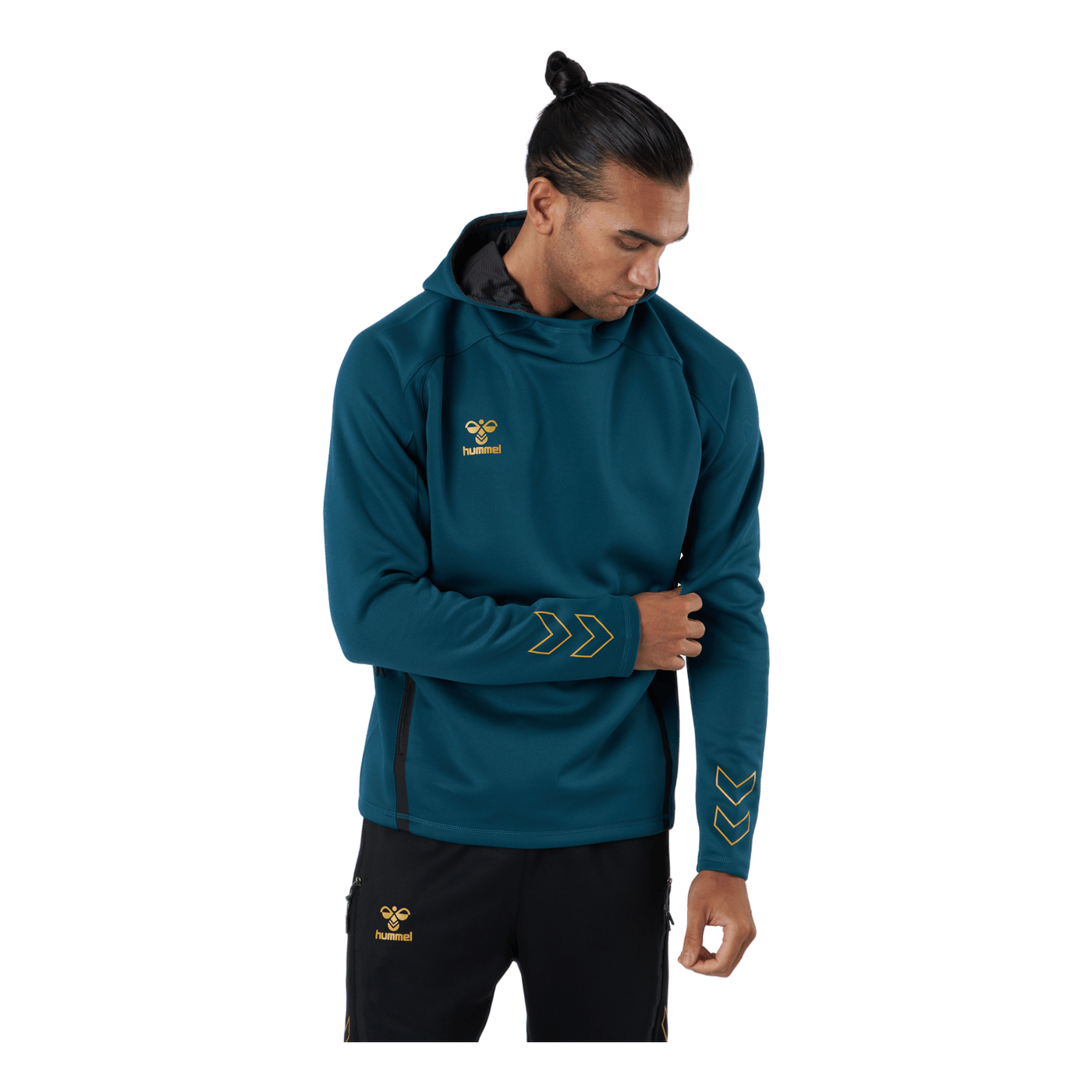 Hmlcima Xk Hoodie Blue Coral