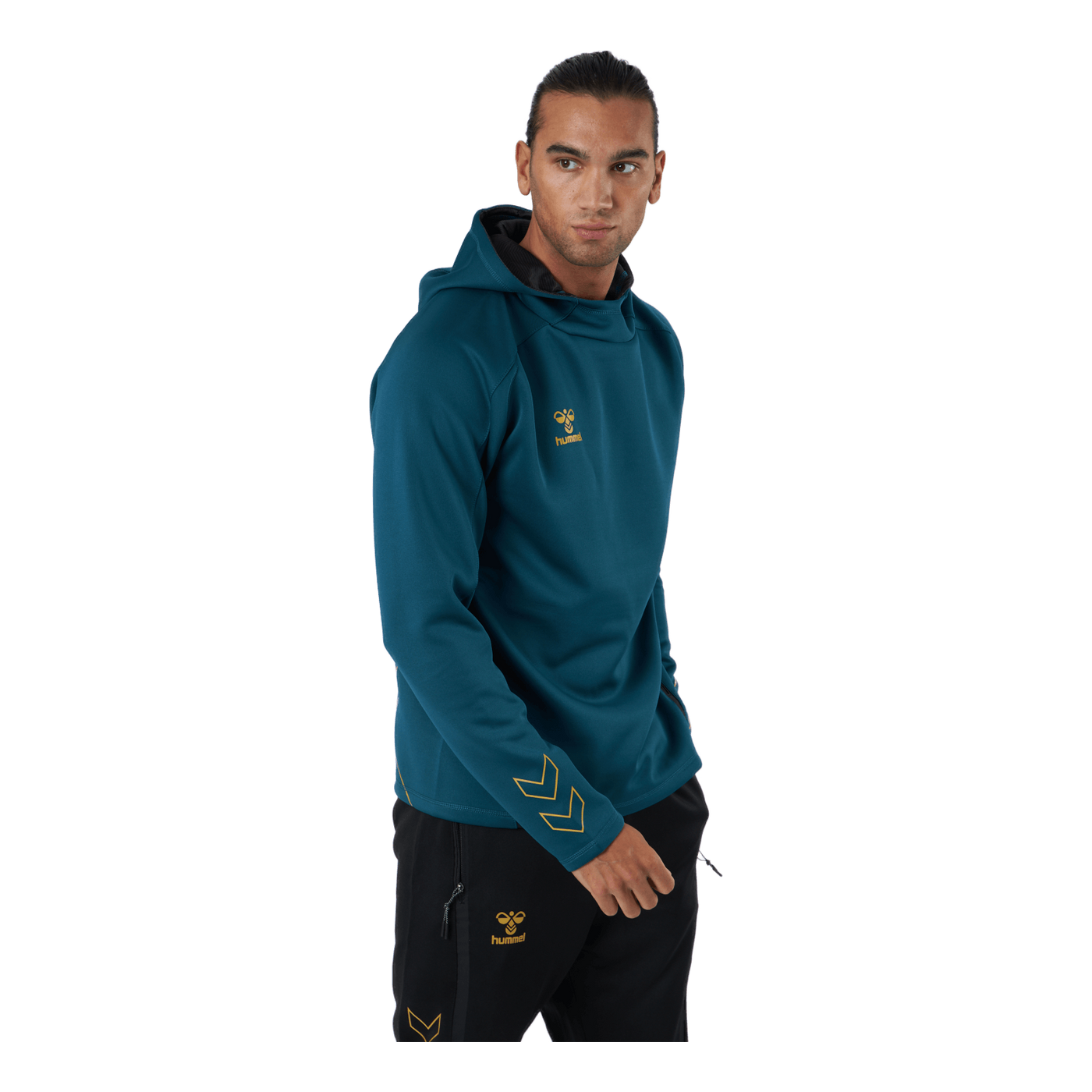 Hmlcima Xk Hoodie Blue Coral