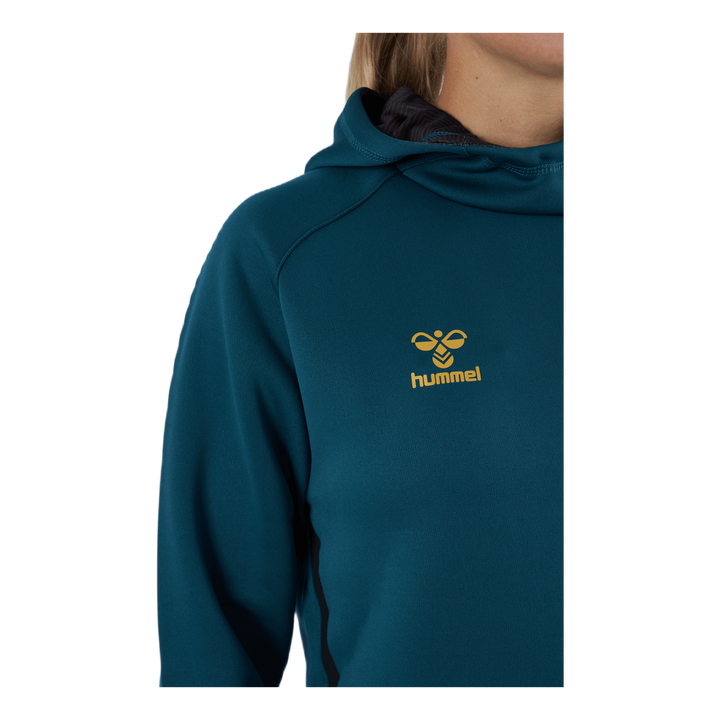 Hmlcima Xk Hoodie W Blue Coral