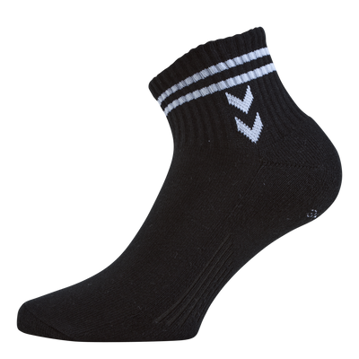 Hmlstripe 4-pack Mid Cut Socks White/black