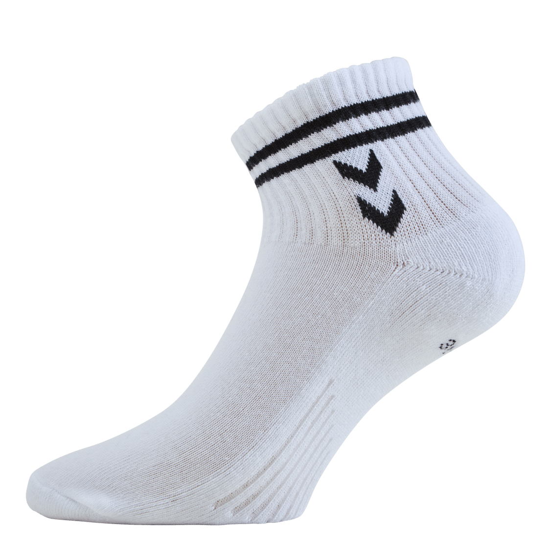 Hmlstripe 4-pack Mid Cut Socks White/black