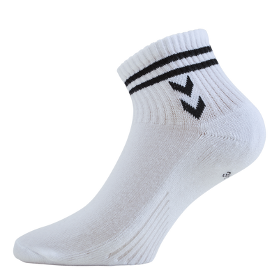Hmlstripe 4-pack Mid Cut Socks White/black