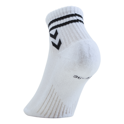 Hmlstripe 4-pack Mid Cut Socks White/black