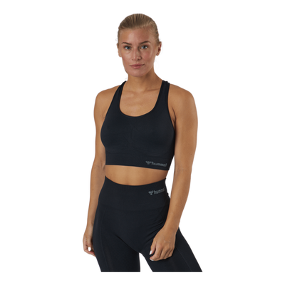 Hmltif Seamless Sports Top Black