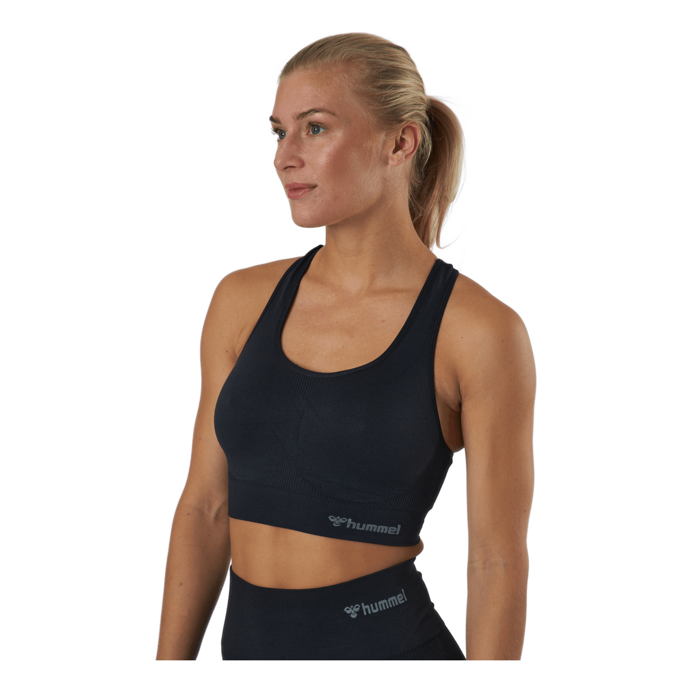 Hmltif Seamless Sports Top Black