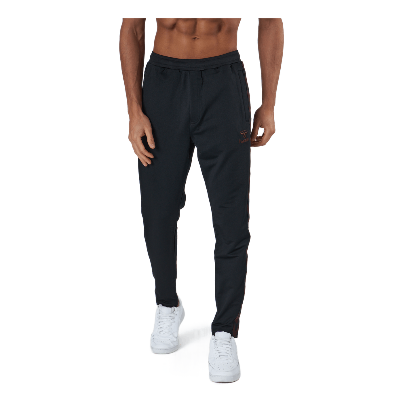 Hmlnathan 2.0 Tapered Pants Black/fudge