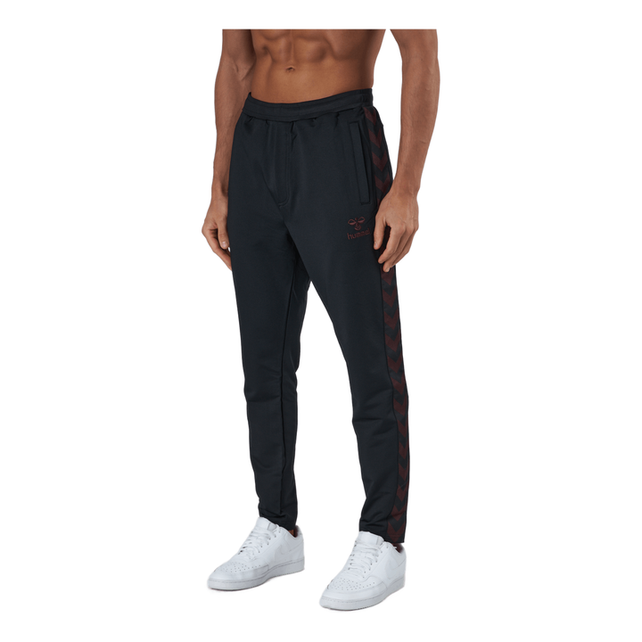 Hmlnathan 2.0 Tapered Pants Black/fudge